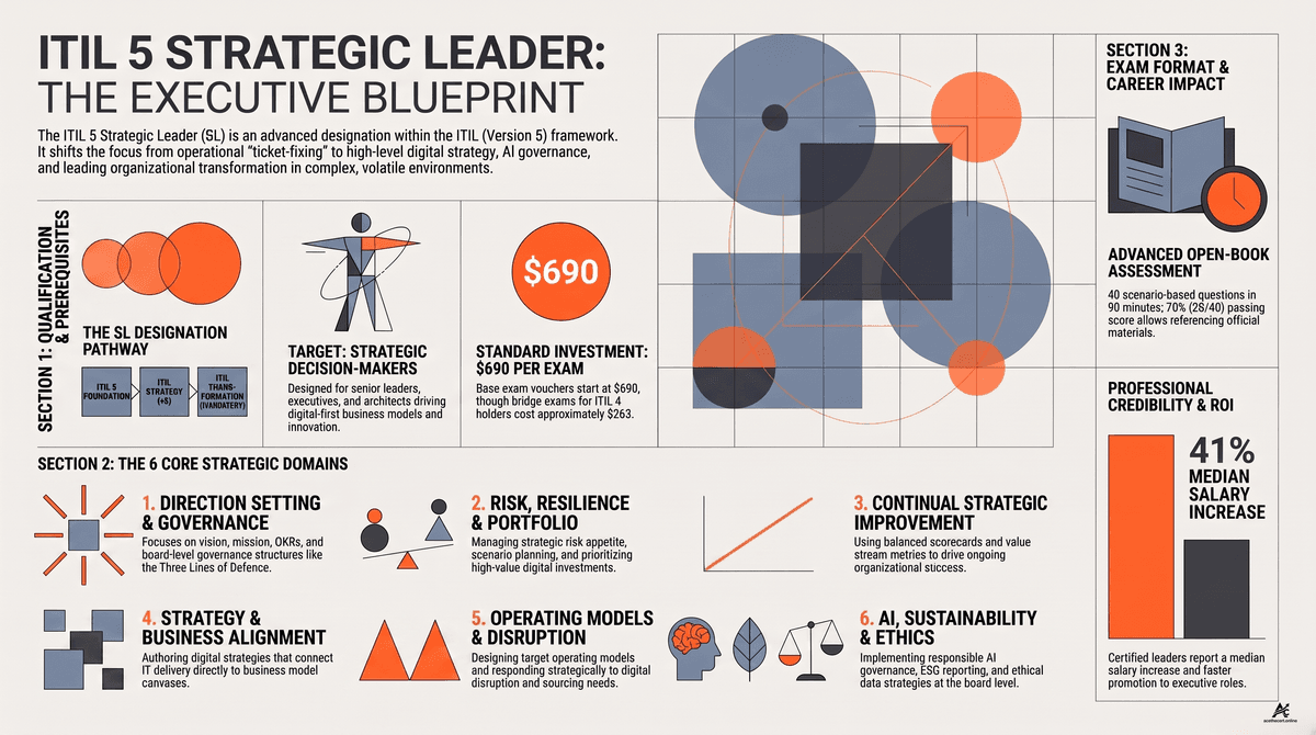 ITIL 5 Strategic Leader Certification Guide Cover